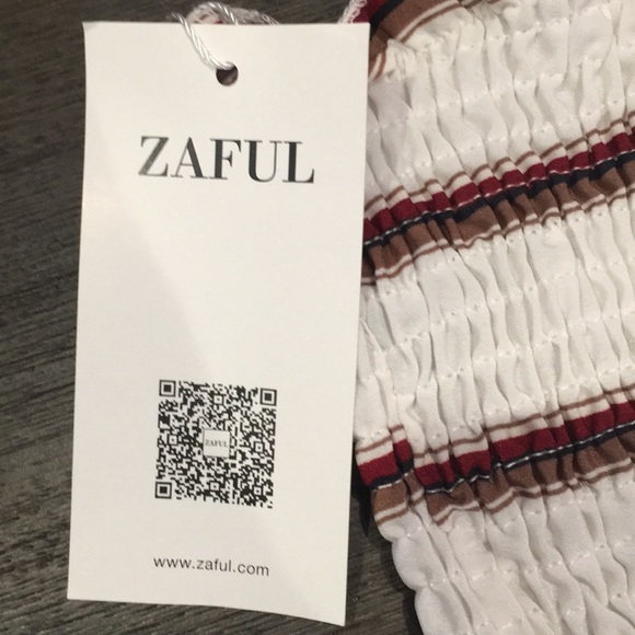 Ruffled tube top - Picture 2 of 2